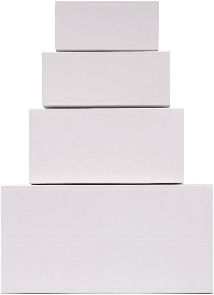 verpacking Faltkartons 250 x 175 x 100 mm KK 24 Weiss [Grösse und Stückzahl wählbar] 1-wellig kleine