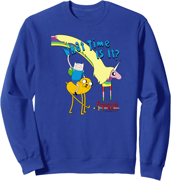 Adventure Time Finn and Jake Rainicorn Time Sweatshirt