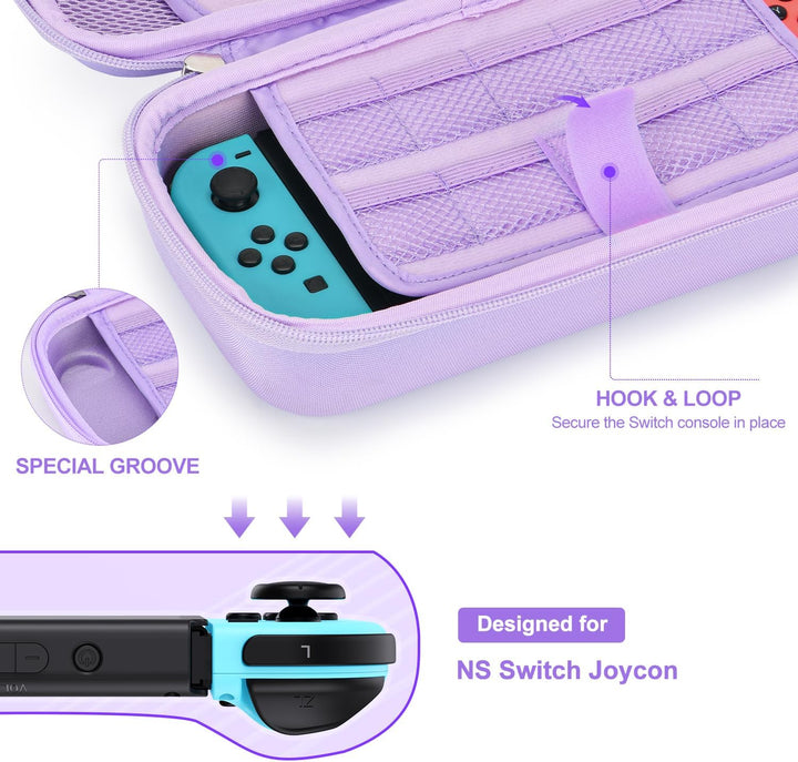 Switch Tasche für NS Switch - innoAura 18 in 1 Switch Zubehör mit Switch Hülle, Switch Hülle, Switch