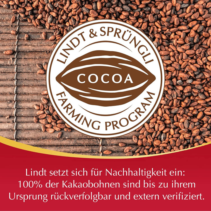 Lindt Schokolade LINDOR Vollmilch| 1363 g | ca. 109 Schokoladen Kugeln Milch-Schokolade mit zartschm