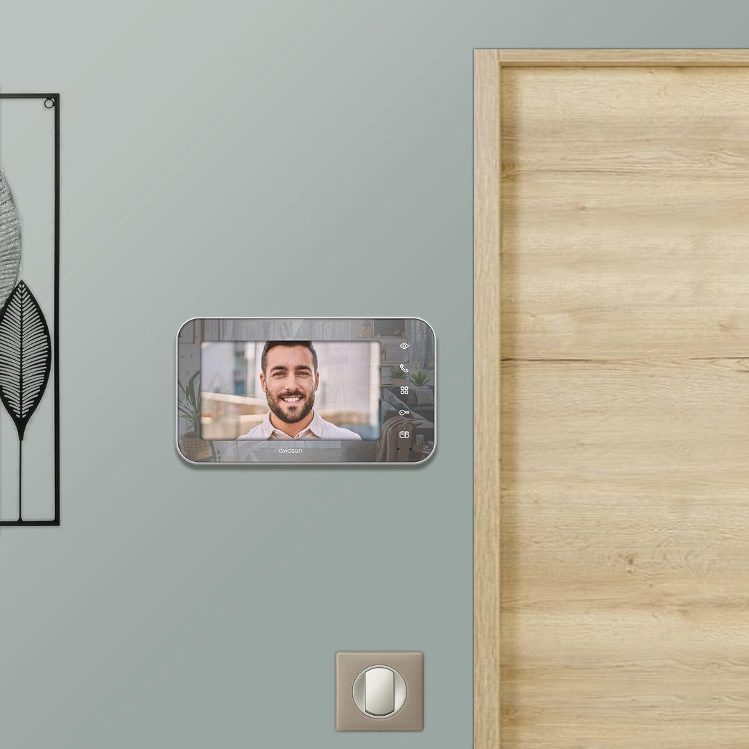 Avidsen Maya 2-Draht Video-Türsprechanlage | 7 Zoll, 800 x 480 | 2-Draht bis 100 m | 100° Kamera | I