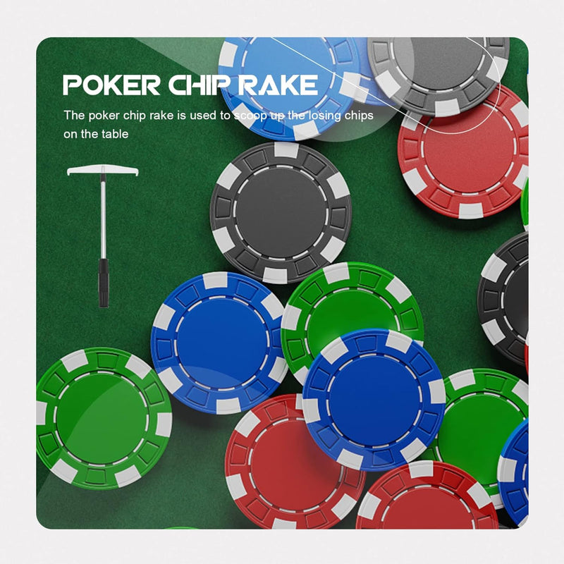 Chipaufnahmestange Pokerwürfel Craps-tisch Roulette-tisch Poker-chip-rake Acryl-chip-egge Münzschieb