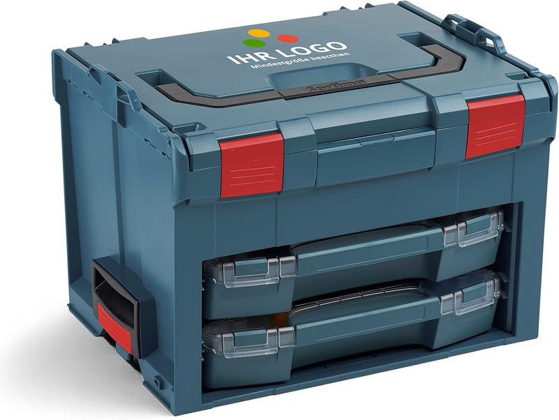 L-BOXX Sortimo LS BOXX 306 | inkl. i-BOXX 72 C3 & i-BOXX 72 I3 in Professional Blau individuell anpa