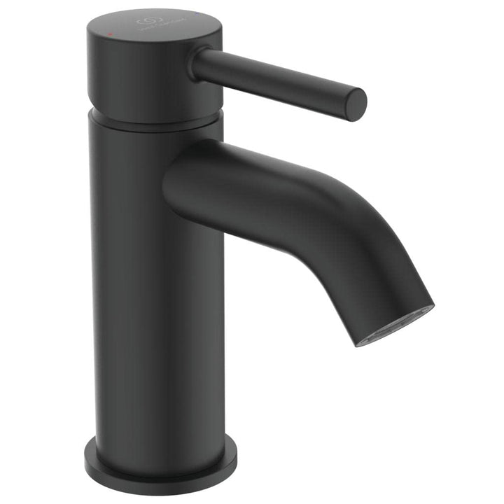 Ideal Standard BC193XG Ceraline Waschtischarmatur H75 mit Zugstangen-Ablaufgarnitur, Ausladung 10 cm