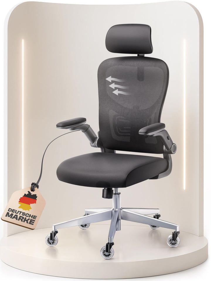 Gawain Bürostuhl Ergonomisch [VERGLEICHSSIEGER] Bürostuhl Testsieger | Schreibtischstuhl Ergonomisch