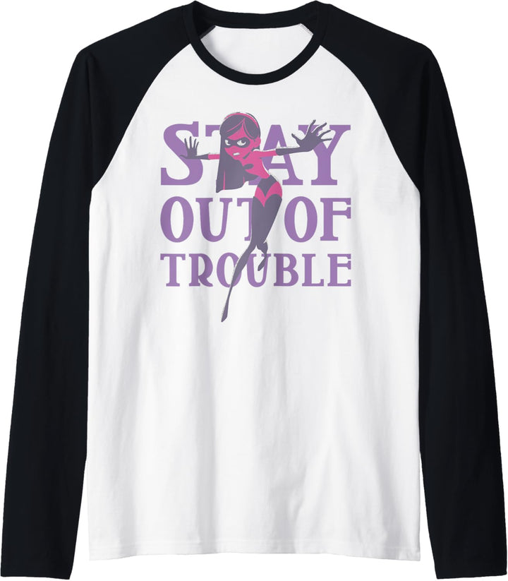 Disney Pixar Incredibles Violet Stay Out Of Trouble Raglan