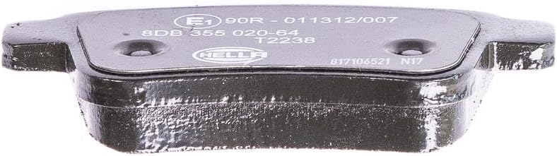 HELLA PAGID 8DB 355 020-641 Bremsbelagsatz - T2238 - Dicke/Stärke: 16mm - Bremssystem: TRW - nicht f