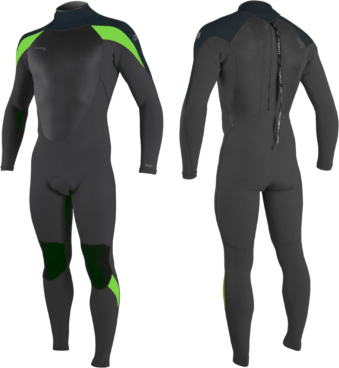 O'NEILL Herren Neoprenanzug Epic 4/3 BZ Full M BLACK/GUNMETAL/DAYGLO, M BLACK/GUNMETAL/DAYGLO