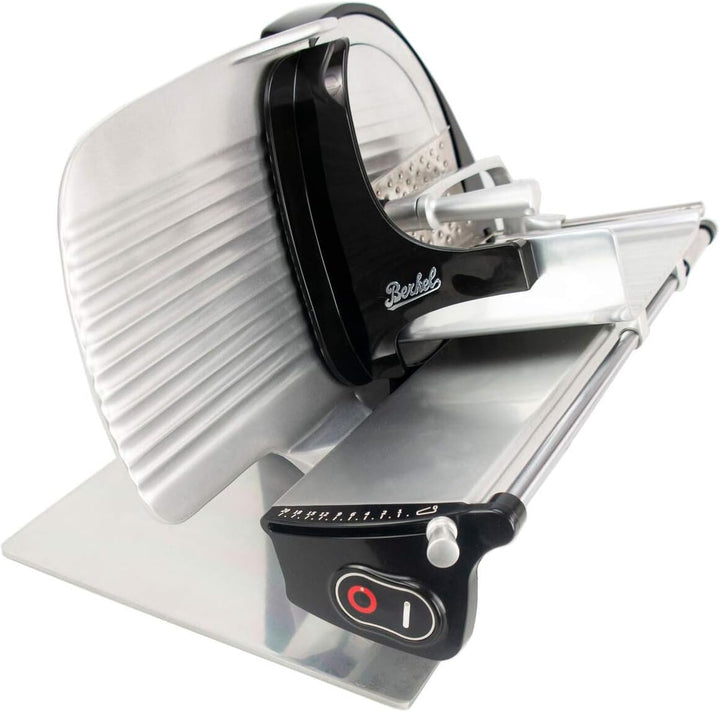 Berkel Aufschnittmaschine Home Line 250 in schwarz - Premium Schneidemaschine inkl. handgefertigtem