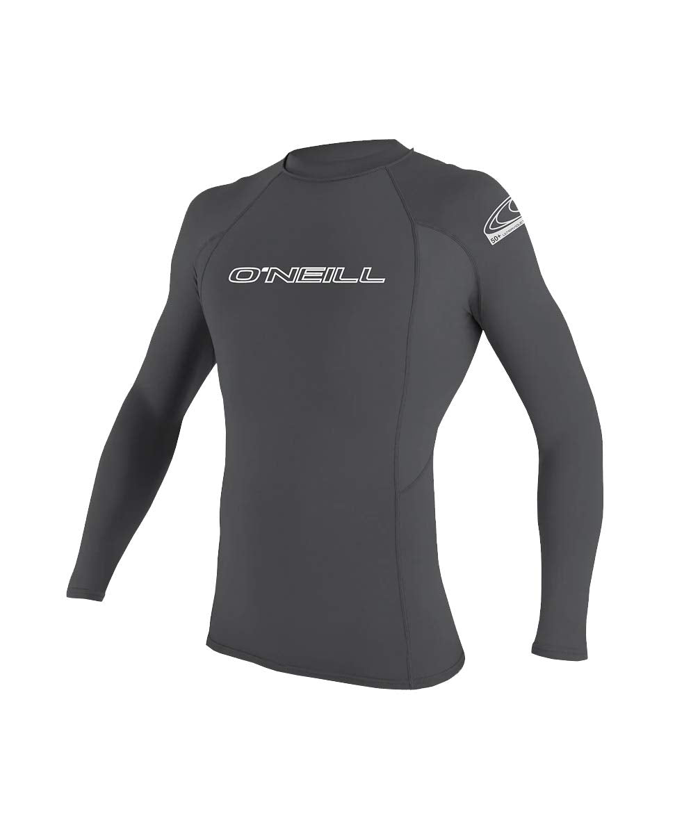 O'Neill Wetsuits Kinder Shirt BASIC SKINS L/S CREW L Rauch, L Rauch