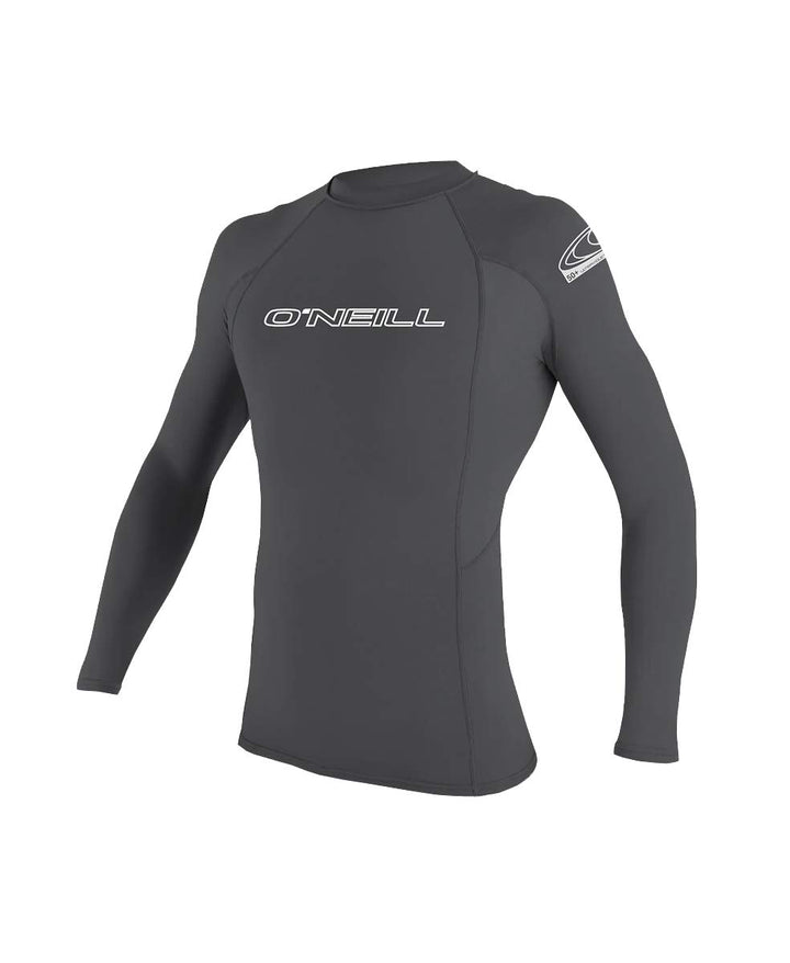 O'Neill Wetsuits Kinder Shirt BASIC SKINS L/S CREW L Rauch, L Rauch