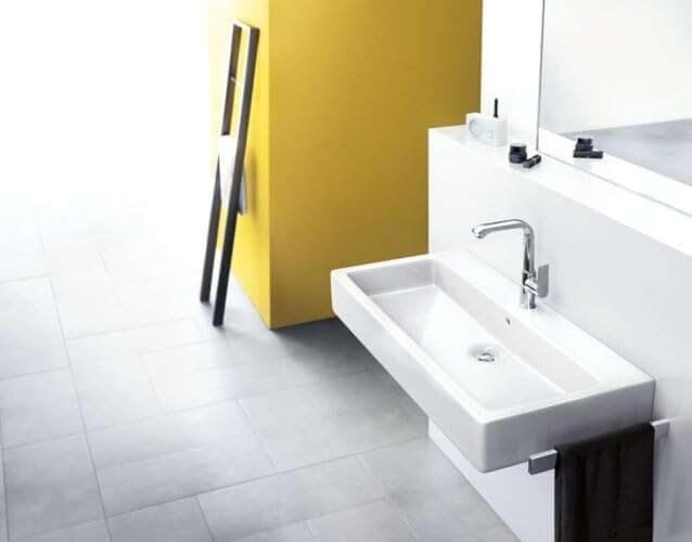 hansgrohe Wasserhahn Metris (Armatur mit Auslauf Höhe 230mm und Zugstangen-Ablaufgarnitur) Chrom Chr