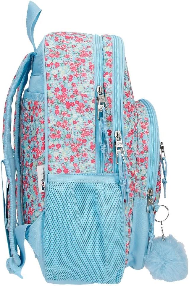 Pepe Jeans Aide Mehrfarbiger Wanderrucksack 19x23x8 cm Polyester 9,61L Kleiner Rucksack, Kleiner Ruc