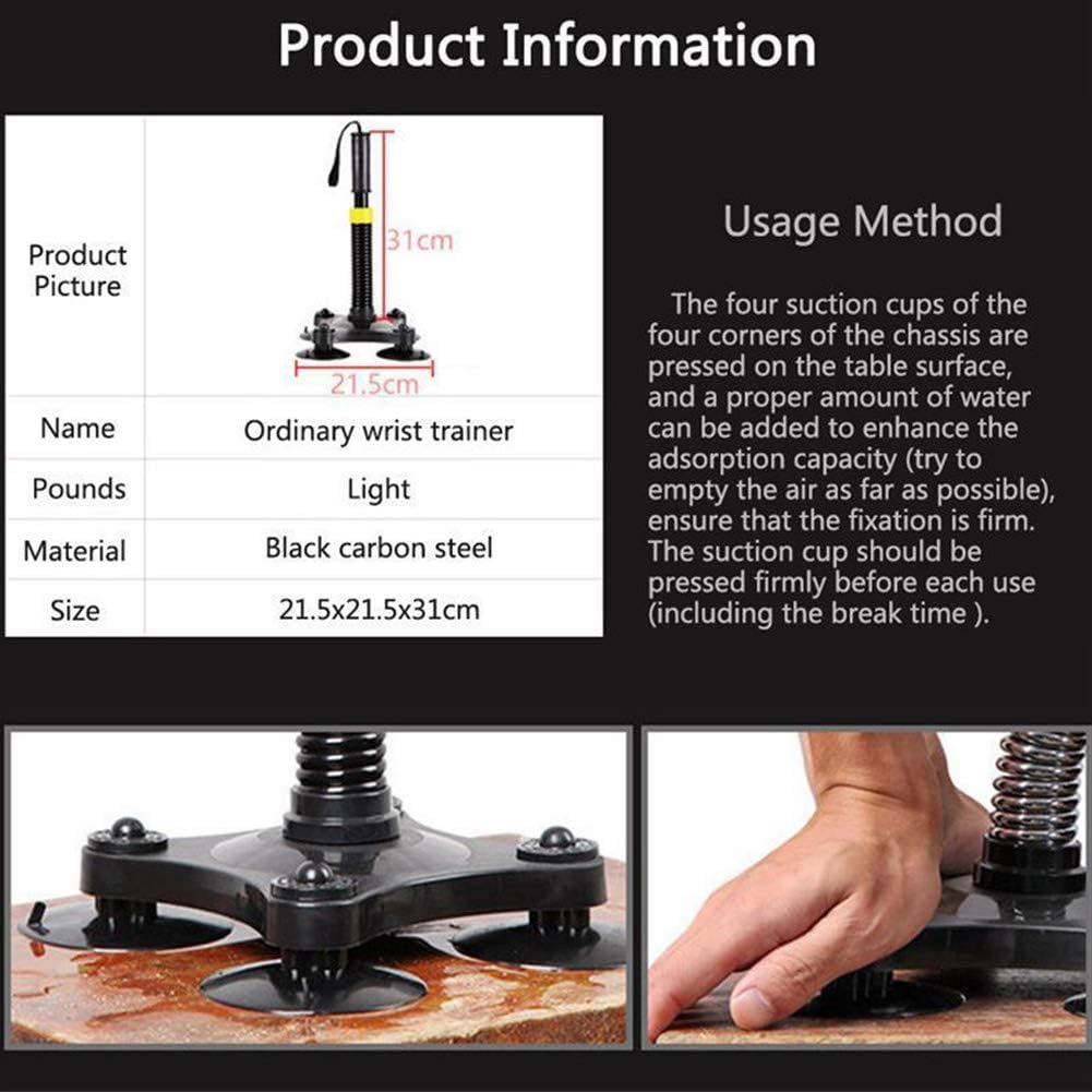 Handgelenk und Krafttrainer, Handgreifer Set mit Power Steel Arm, Federstruktur, Widerstand, Sportbe