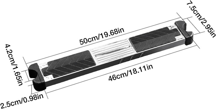 Schwimmbad-Stufe, Edelstahl Poolleiter Ersatzstufe, Edelstahl-Ersatzleiter, Sprossenstufen, Stabile