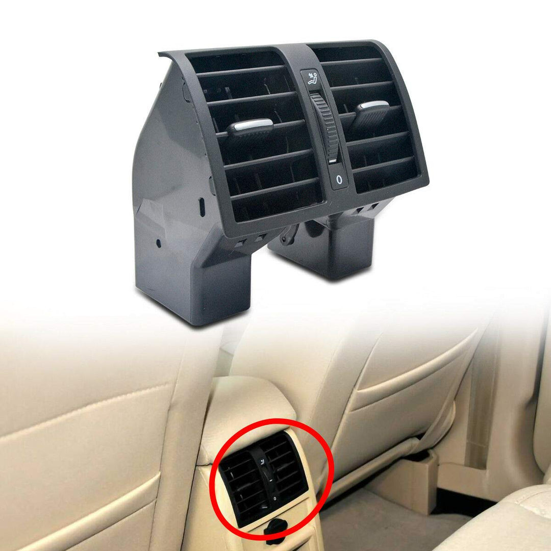 Maso Lüftungsgitter für Armaturenbrett, Klimaanlage, für VW Touran Caddy 2004–2015, Schwarz