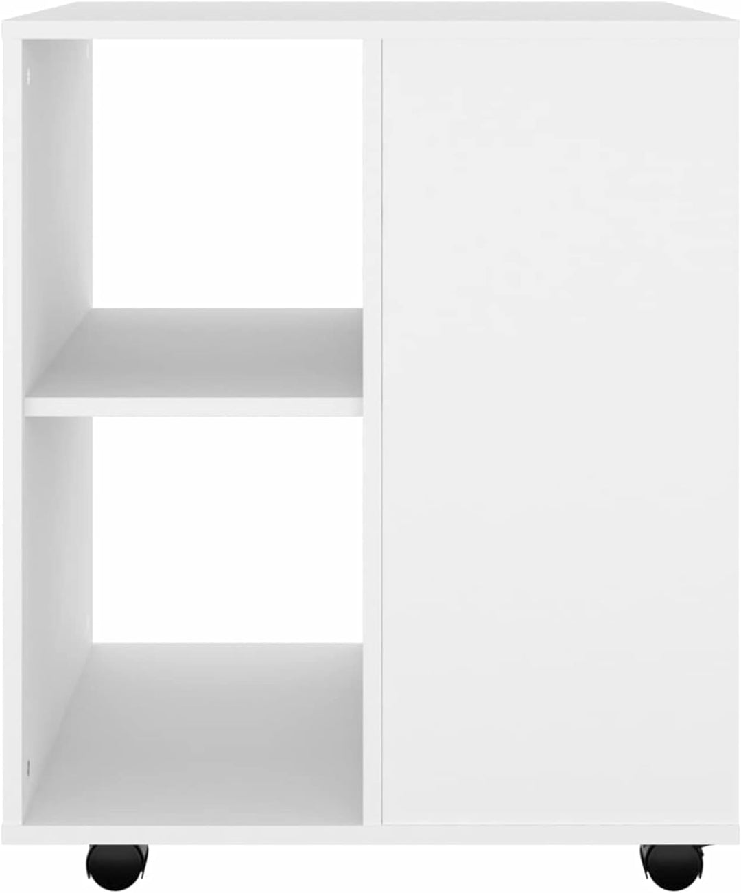 Tidyard Rollschrank Rollcontainer Schreibtisch Aktenschrank Druckertisch mit Rollen Bürocontainer Bü