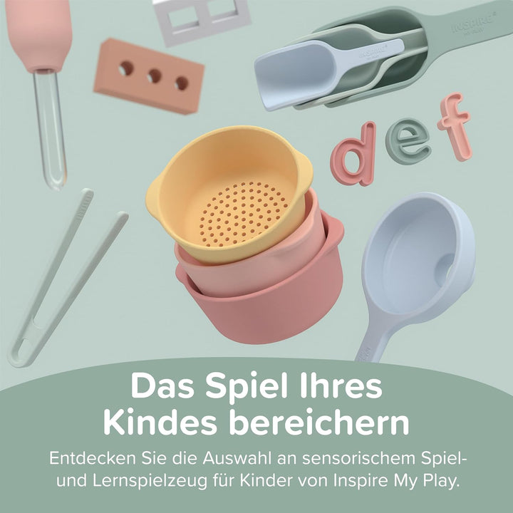 Inspire My Play 3 x Kinderpinzette für feinmotorische Fähigkeiten - Spielzeugzange für Kinder - sens