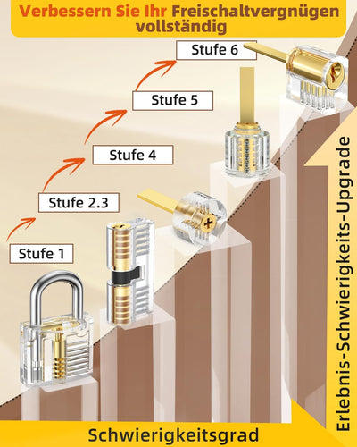 Eventronic 36+5 Stück Lockpicking Set, [2024 Neue Schwierigste Schlösser Hinzufügen] Dietrich Set mi