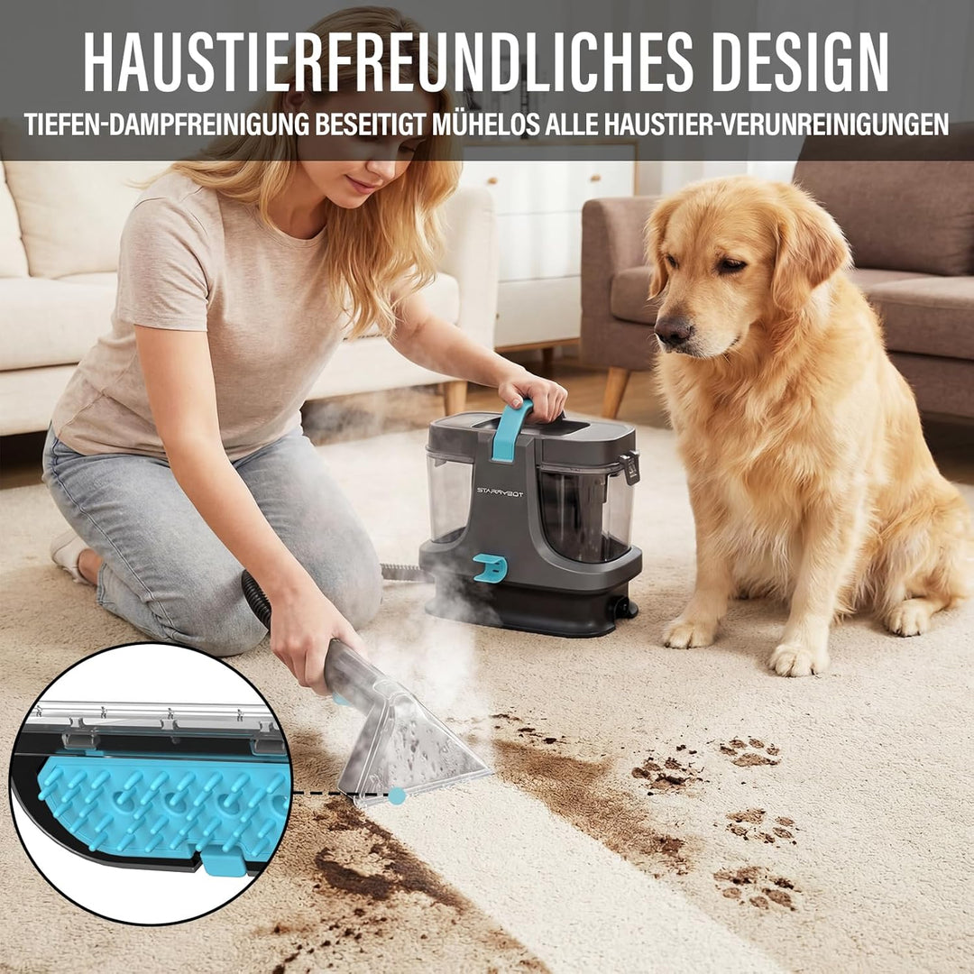 STARRYBOT 1500W Tragbarer Waschsauger