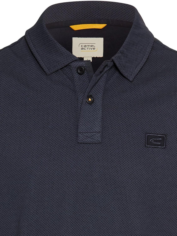 camel active Men's 409920-5p44 Polo Shirt (Pack of 1) XL Blau, XL Blau