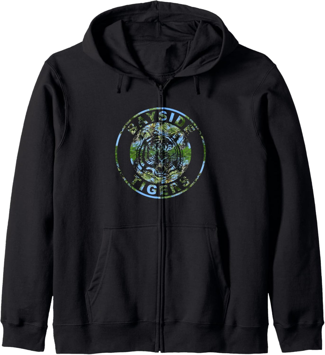 Saved By The Bell Bayside Tigers gespiegelte Palme Kapuzenjacke