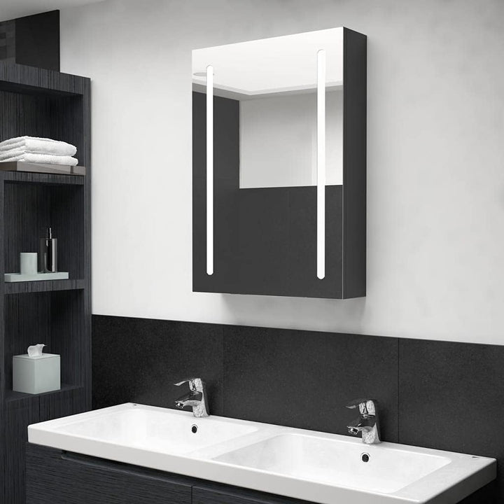 vidaXL LED Bad Spiegelschrank Badezimmerspiegel Badspiegel Spiegel Badschrank Badezimmerschrank Häng