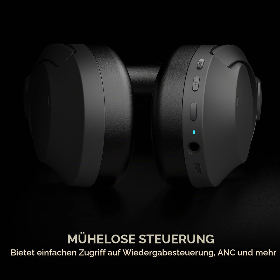 Creative Zen Hybrid 2, Kabellose Over-Ear-Kopfhörer, Bis zu 67 Stunden (ANC aus), Hybrid-Active-Nois
