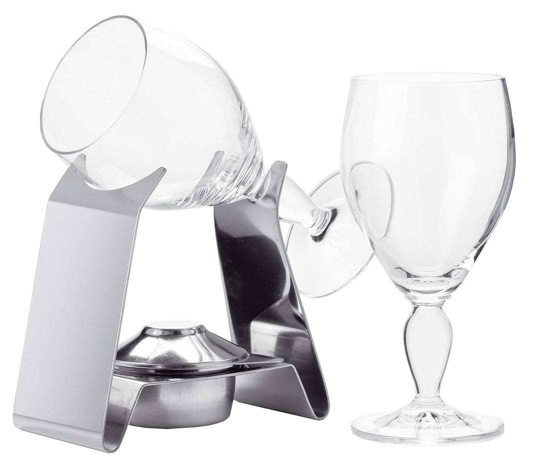 Spring Irish Coffee Set | inkl. 2 Irish Coffee Gläsern | Rechaud aus Edelstahl mit Brenner | auch fü