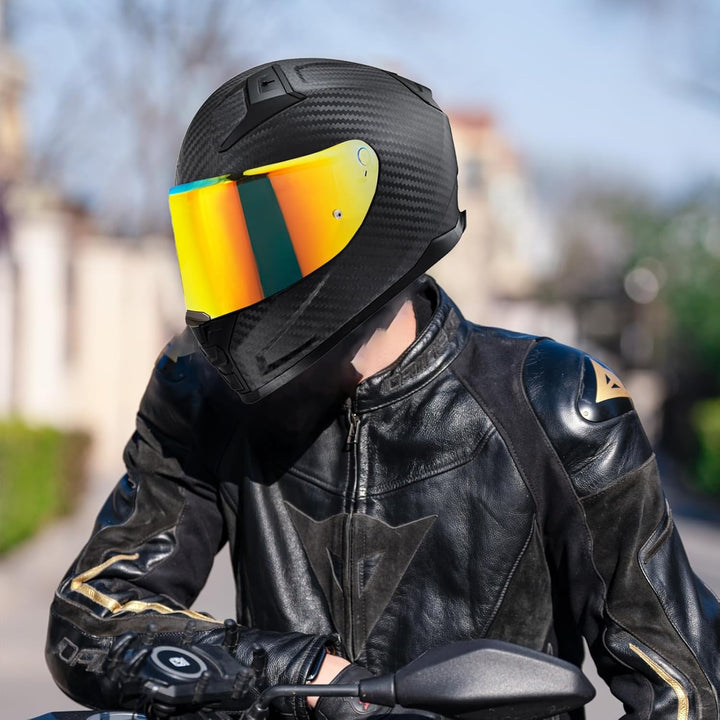 VCOROS Motorradhelm Visier,Helmvisier für LS2 FF811/vector 2/Citation II,Motorrad Windschutz Helm Ob