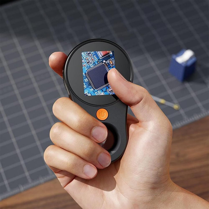 Digitales Mikroskop, 500-fache Vergrösserung, 2-MP-Taschenmikroskop mit 2-Zoll-HD-Bildschirm, unters
