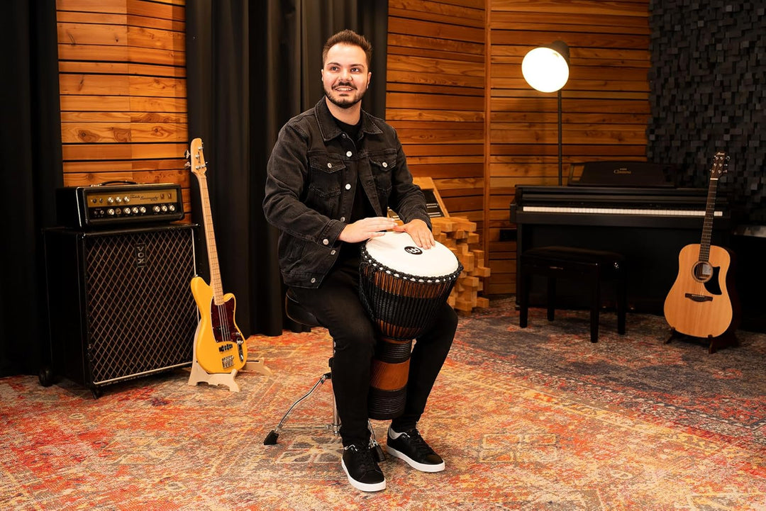 Meinl Percussion ADJ3-L+BAG Djembe, Earth Rhythm Series (Large), 30,48 cm (12 Zoll) Durchmesser, ink