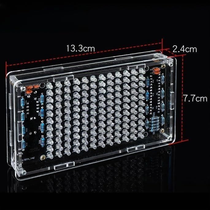 DIY Elektronik Bausatz, LED-Licht Musikalische Spektrum Elektronik Kit, Löten Bausatz mit Bauteilen,
