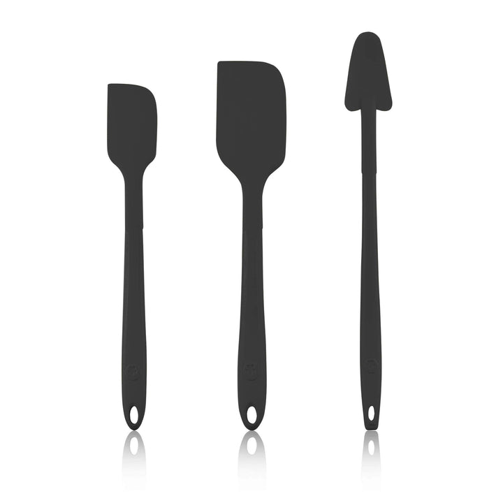 Kochblume Schaber-Set - Restelöffel L & Design Teigschaber L & Design Teigschaber M 3er Set | Premiu
