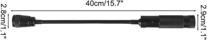 Grill Licht, 1/2 Stuck Magnetische Grilllampe mit Flexible Schwanenhals, 350Lm, 360° Drehbare Batter