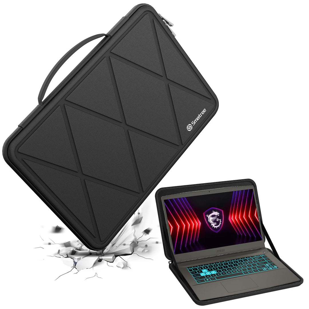Smatree Hard Eva Schutzhülle Tasche Kompatibel für 15,6 Zoll MSI Thin 15 Series Laptop, für 15,6 Zol
