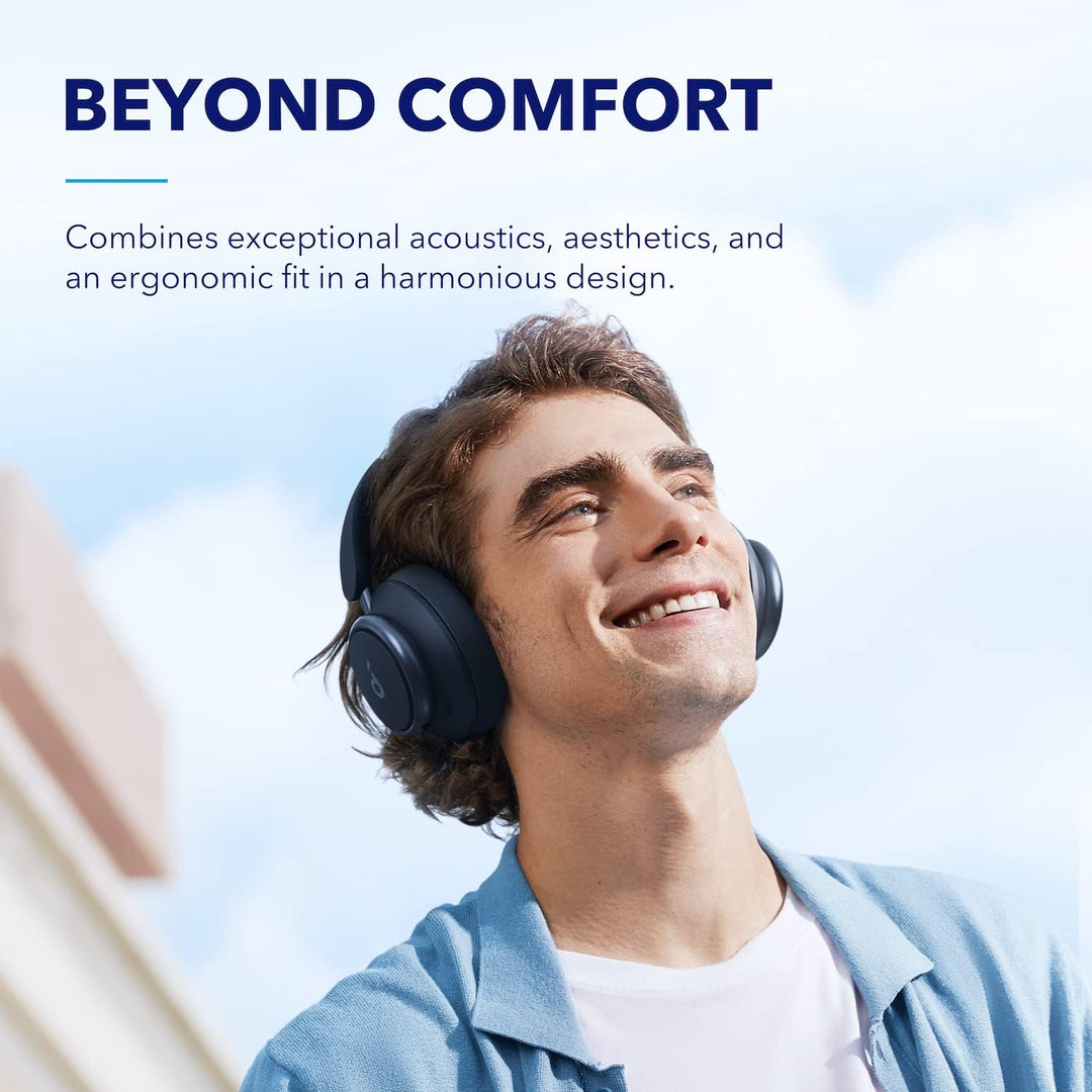 soundcore by Anker Space Q45 Bluetooth Kopfhörer, Adaptive aktive Geräuschunterdrückung bis zu 98%,