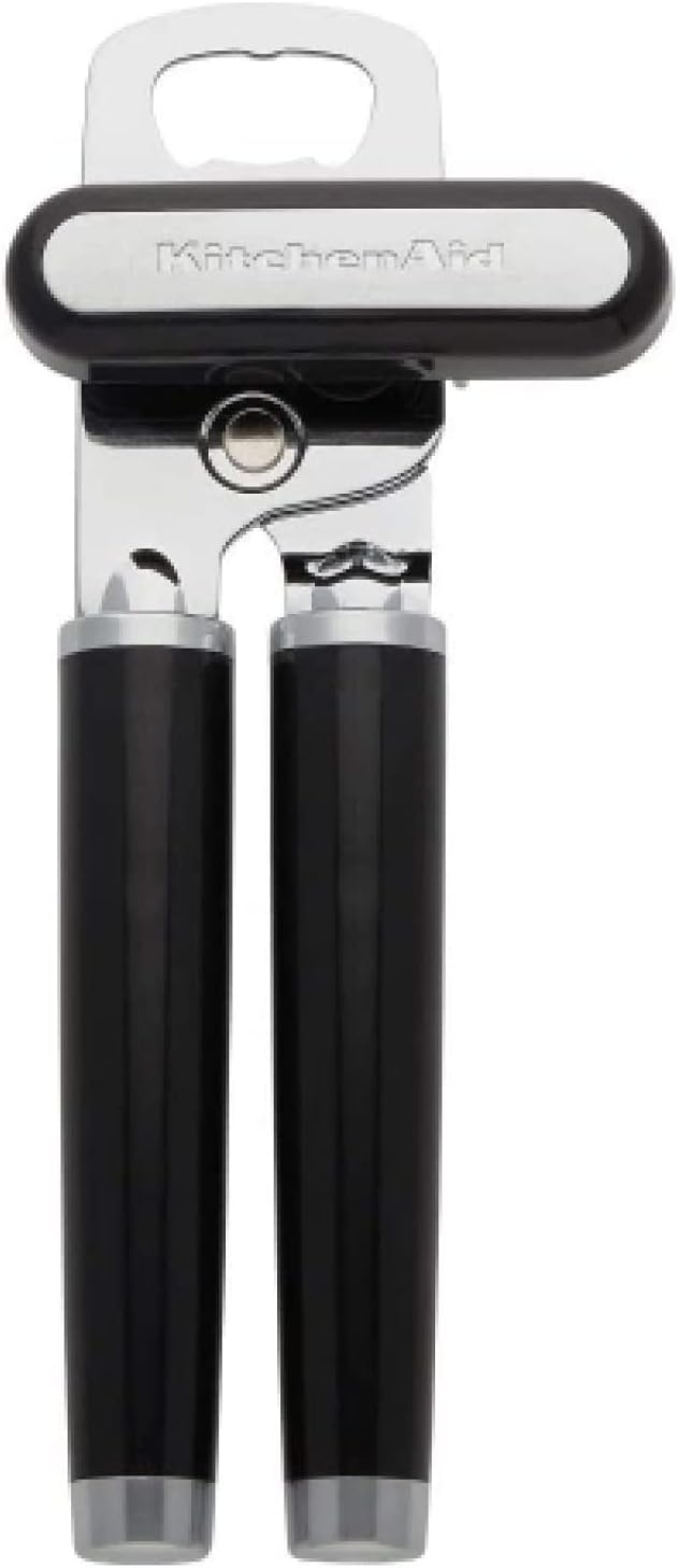 KitchenAid KE199OHOBA Klassischer Multifunktions-Dosenöffner/Flaschenöffner, 21 cm, Schwarz One Size