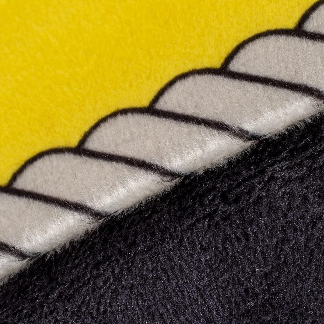 Merchoid Harry Potter: Hufflepuff-Weihnachtsstrumpf – grosses Hogwarts Haus Weihnachtsstrumpf-Dekora
