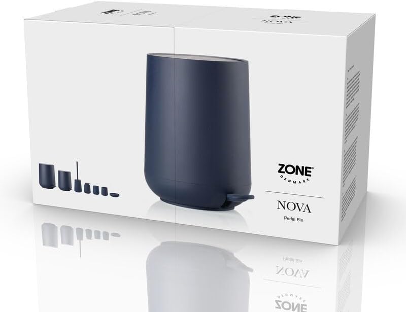 Zone Denmark Nova Mülleimer fürs Bad, Kosmetikeimer, Abfalleimer fürs Badezimmer, Durchm. 20,5 cm, H