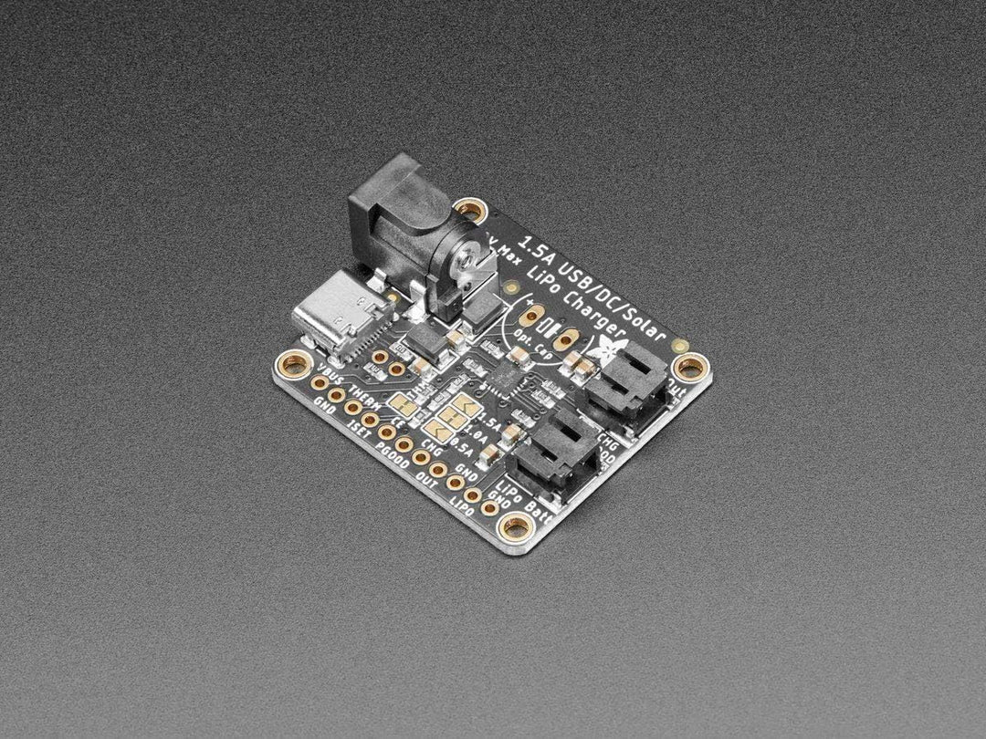 Adafruit Industries Universal USB/DC/Solar Lithium Ionen/Polymer Ladegerät (bq24074)