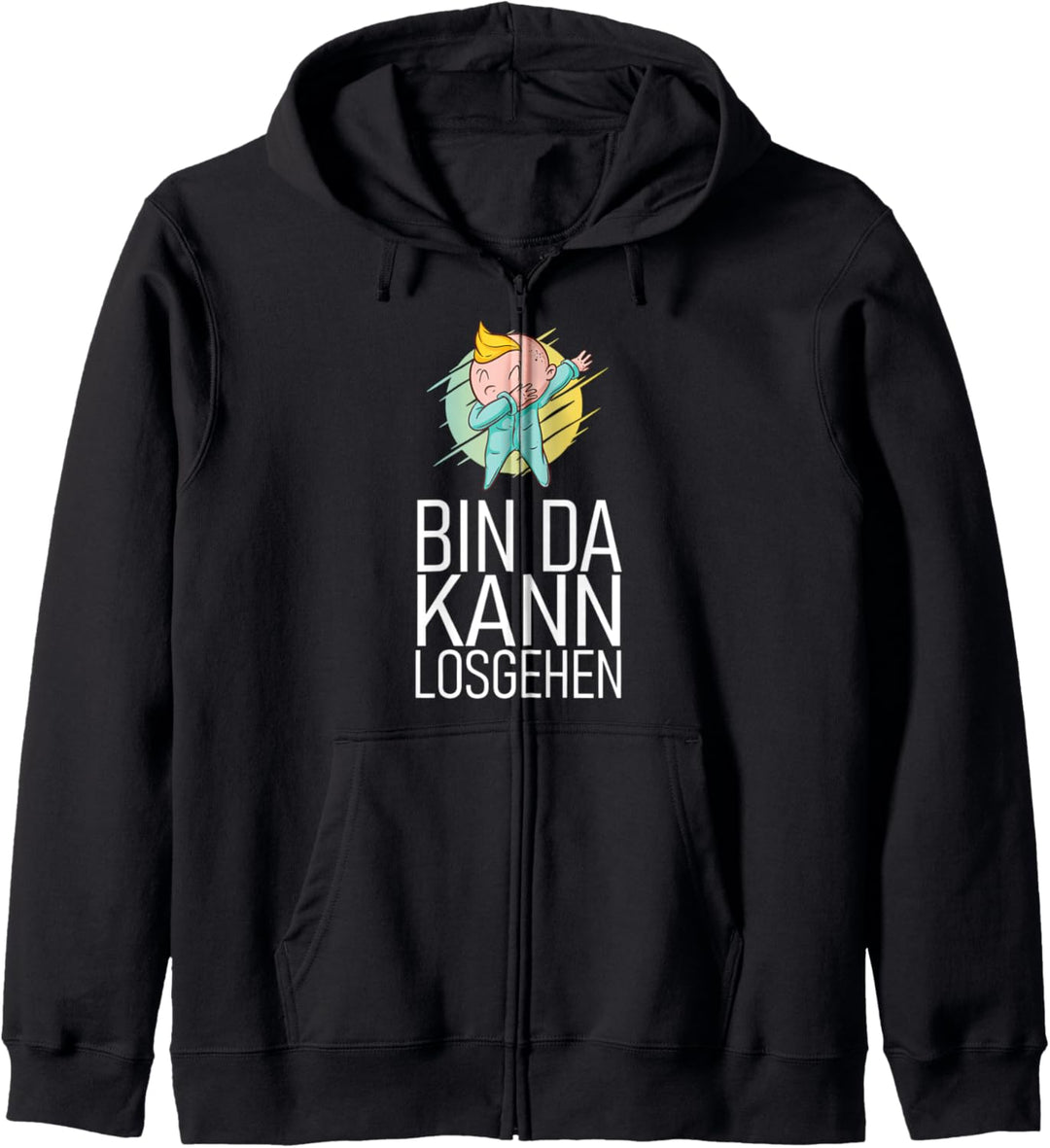 Dabbing Baby - Bin da kann losgehen Zuspätkommer Kapuzenjacke