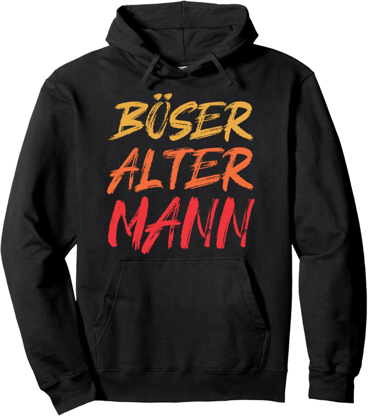 Böser Alter Mann - Totenkopf Opa Skull Grossvater Pullover Hoodie