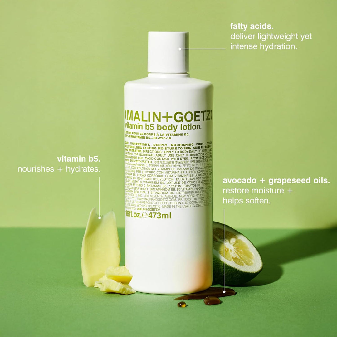 Malin + Goetz Vitamin B5 Body Moisturizer for Unisex 16 oz Body Lotion