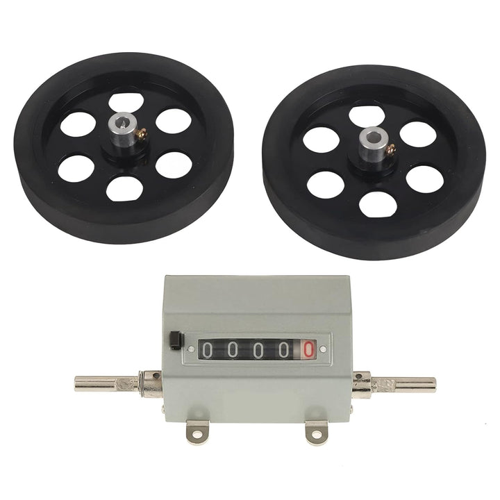 Zähler Rolling Wheel Digits 0-9999.9 Längenzähler Messlänge, max. Geschwindigkeit 350 U/min Grau Res