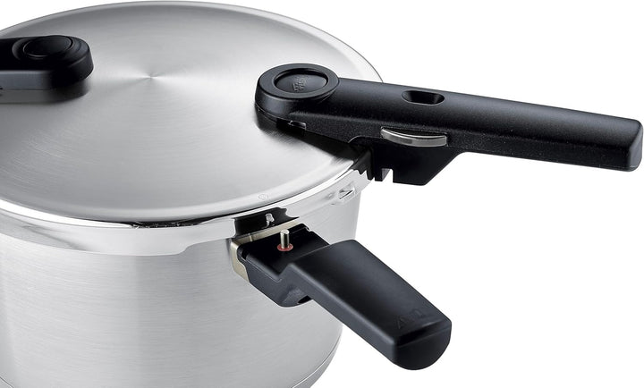 Fissler Vitaquick Premium/Schnellkochtopf (2,5 L, Ø 18 cm) m. Einsatz, Edelstahl-Dampfkochtopf, 2-Ga