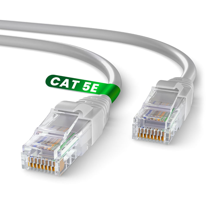 Mr. Tronic 30m Ethernet Netzwerkkabel Cat 5E, LAN Netzwerkkabel mit RJ45 Anschlüssen Für Schnelle &