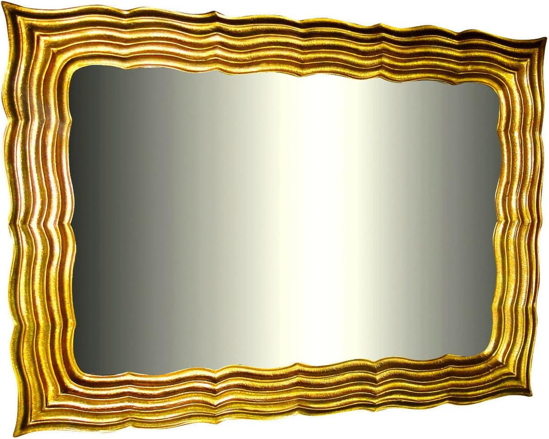 Wandspiegel 105 x 85 Barock Mirror Spiegel Gross Prunk Rokoko Spiegel Gold Antik Bad Spiegel