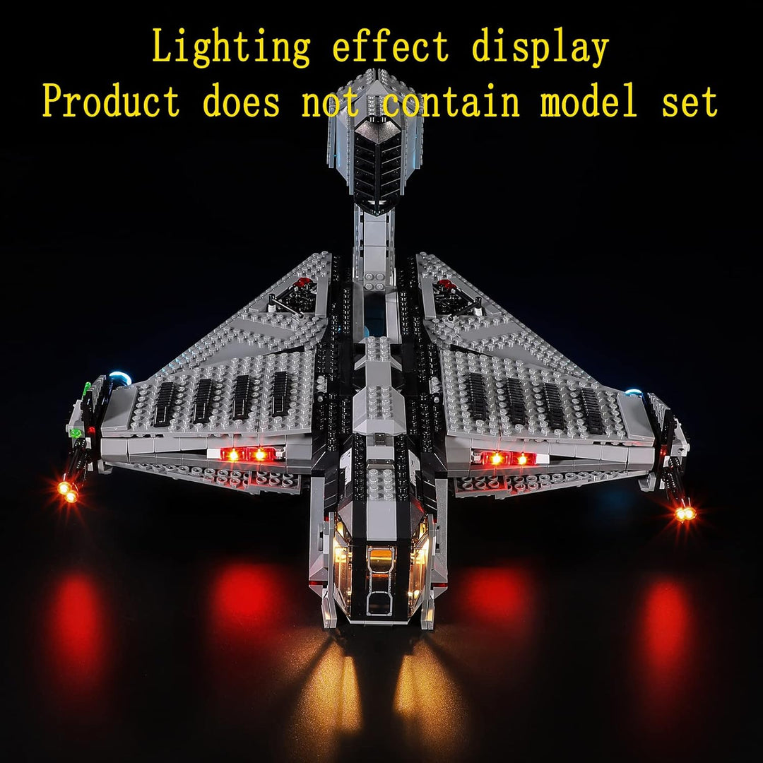 GEAMENT LED Licht-Set Kompatibel mit Lego Die Justifier - Beleuchtungsset für Star Wars 75323 Baumod