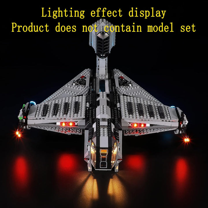 GEAMENT LED Licht-Set Kompatibel mit Lego Die Justifier - Beleuchtungsset für Star Wars 75323 Baumod